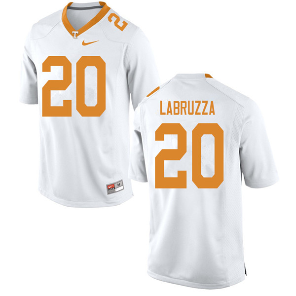 Men #20 Cheyenne Labruzza Tennessee Volunteers College Football Jerseys Sale-White